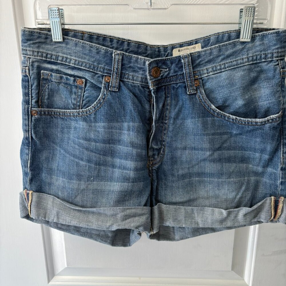 H&M Cuffed Boyfriend denim shorts
